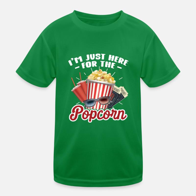 Popcorn Kinder Funktions-T-Shirt