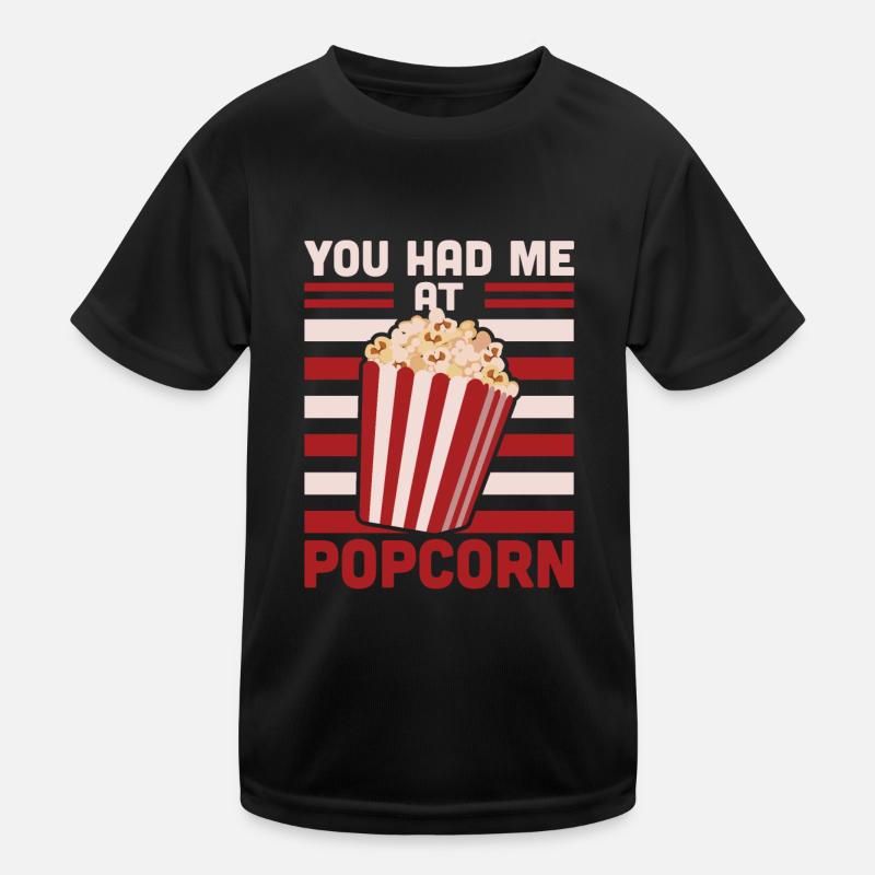 Popcorn Kinder Funktions-T-Shirt