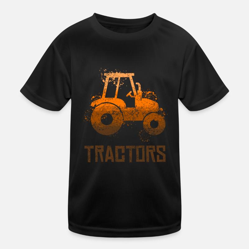 Trecker Treckerfahrer Bauer Traktor Kinder Funktions-T-Shirt