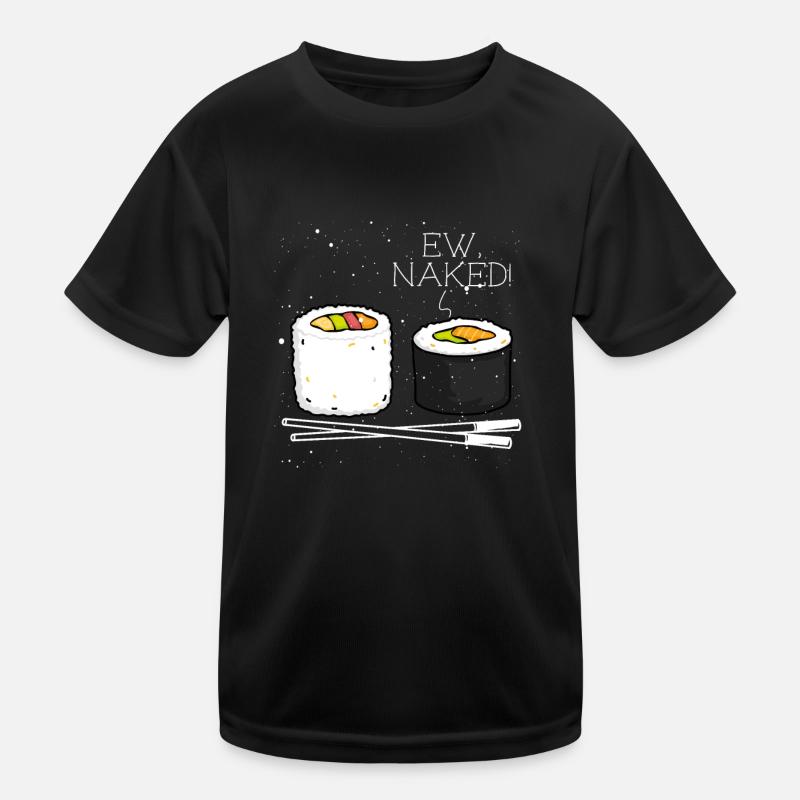 Funny Two Maki Roll Kids Functional T-Shirt