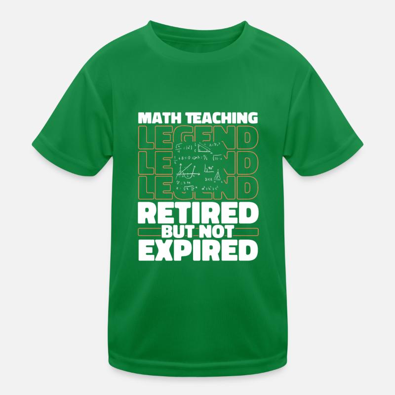 Retraité Math Mathématiques T-shirt sport Enfant