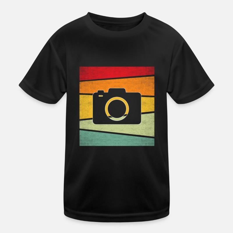 Kamera Retro Kinder Funktions-T-Shirt