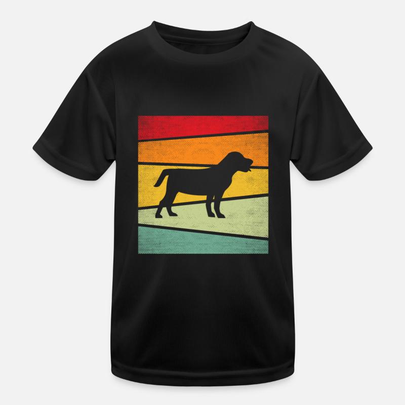 Chien Rétro T-shirt sport Enfant