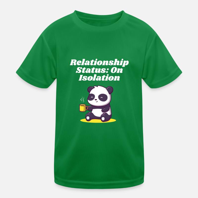 Relationship status in isolation Introverts unique Kids Functional T-Shirt