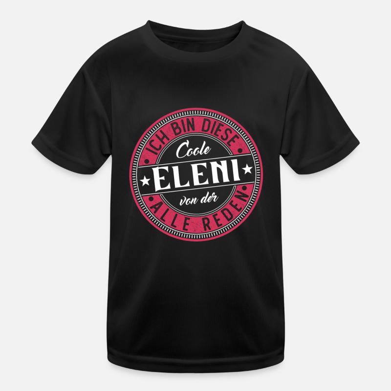 Eleni Geschenkidee Geschenk Geburtstag Kinder Funktions-T-Shirt
