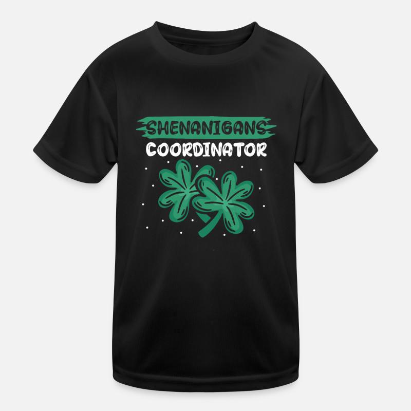 Shenanigans Koordinator Lustiger St. Patricks Kinder Funktions-T-Shirt