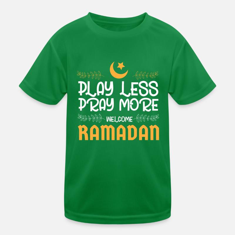 Ramadan, Rabian, Muslim, Islamic Kids Functional T-Shirt