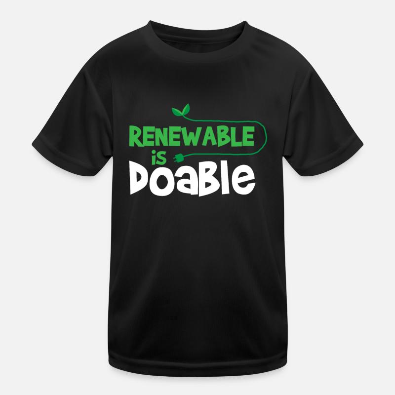 Énergie renouvelable T-shirt sport Enfant