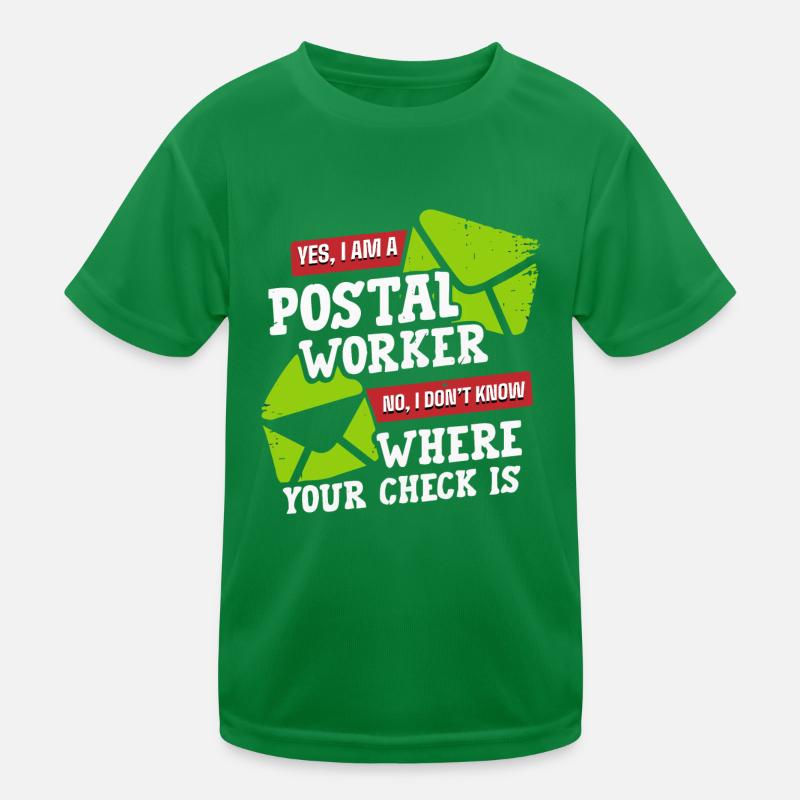 Postal worker, postal worker, postman Kids Functional T-Shirt