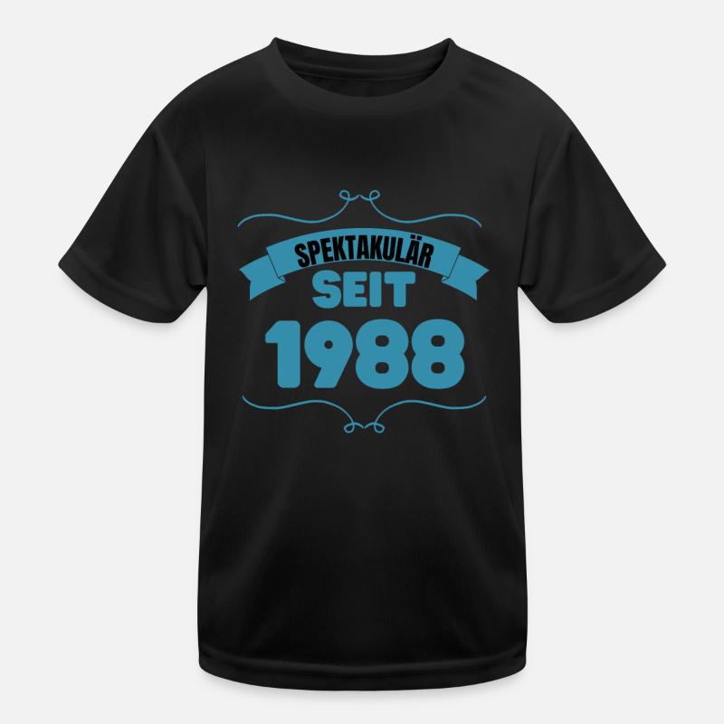 36. Geburtstag Geschenk Spektakulär seit 1987 Kinder Funktions-T-Shirt