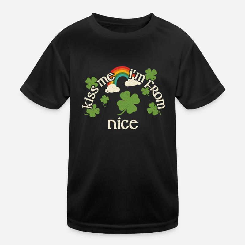 Küss mich - St. Patricks Day Nice Kinder Funktions-T-Shirt