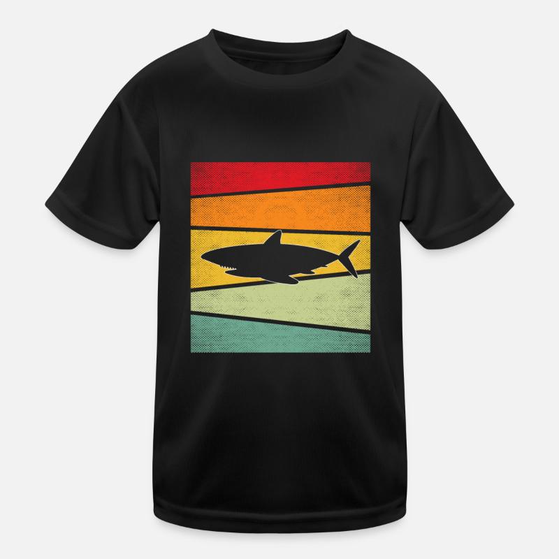 Shark Retro Kids Functional T-Shirt