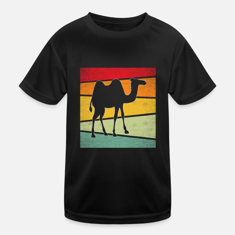 Camel Retro Kids Functional T-Shirt