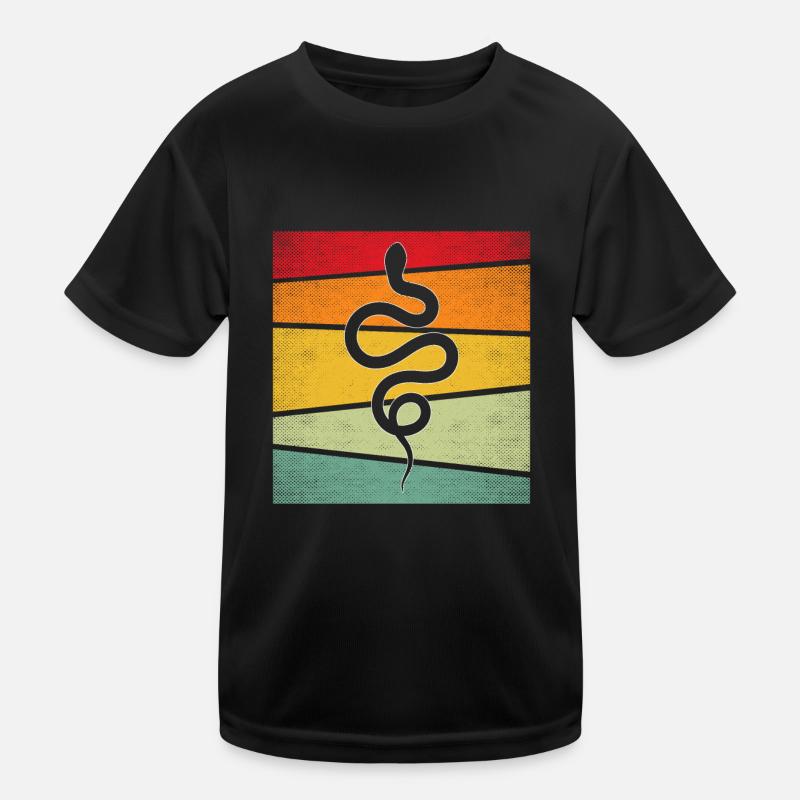 Snake Retro Kids Functional T-Shirt