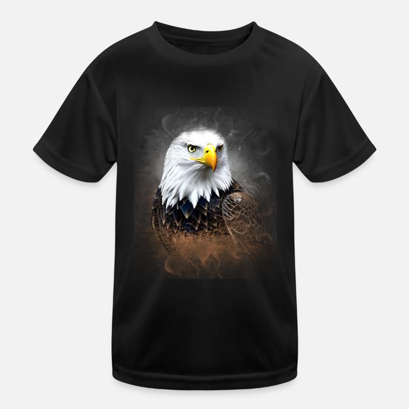 Adler Splash Art Kinder Funktions-T-Shirt