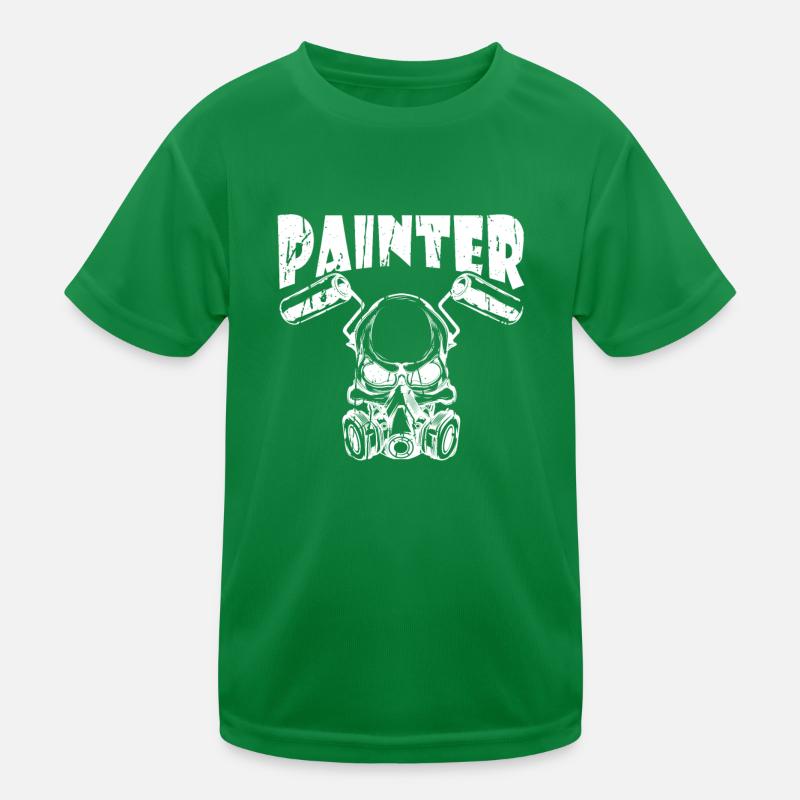 Painter varnisher mask Kids Functional T-Shirt