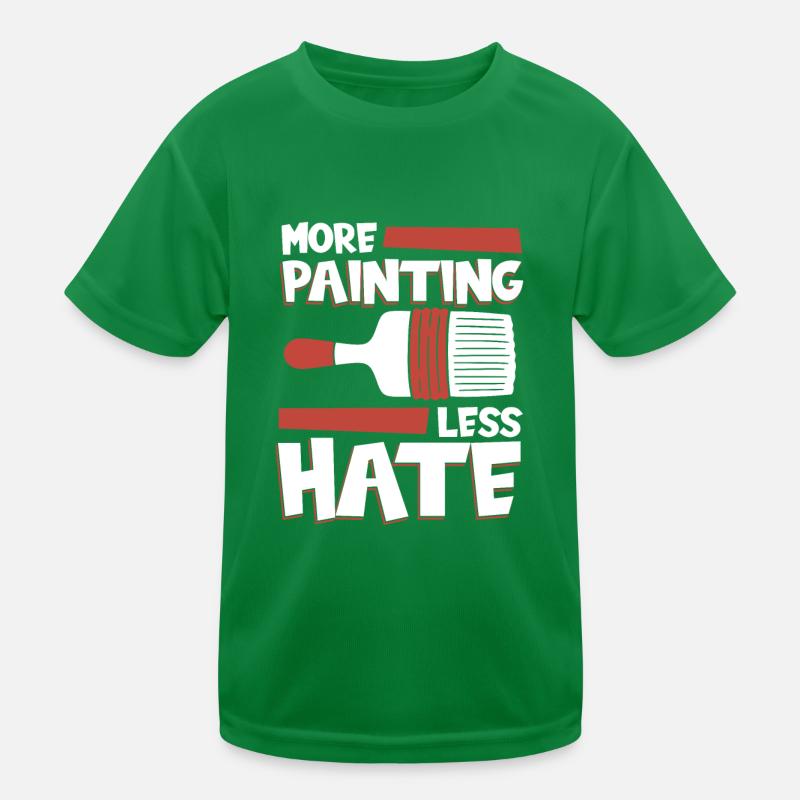 Painter Varnisher Cold Kids Functional T-Shirt