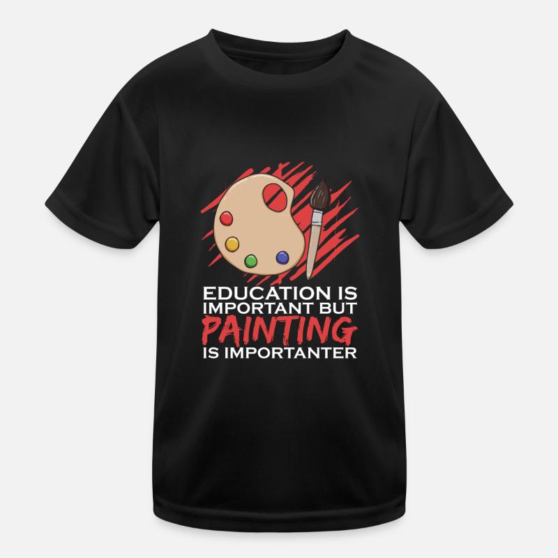 Maler Lackierer Sarkastisch Kinder Funktions-T-Shirt