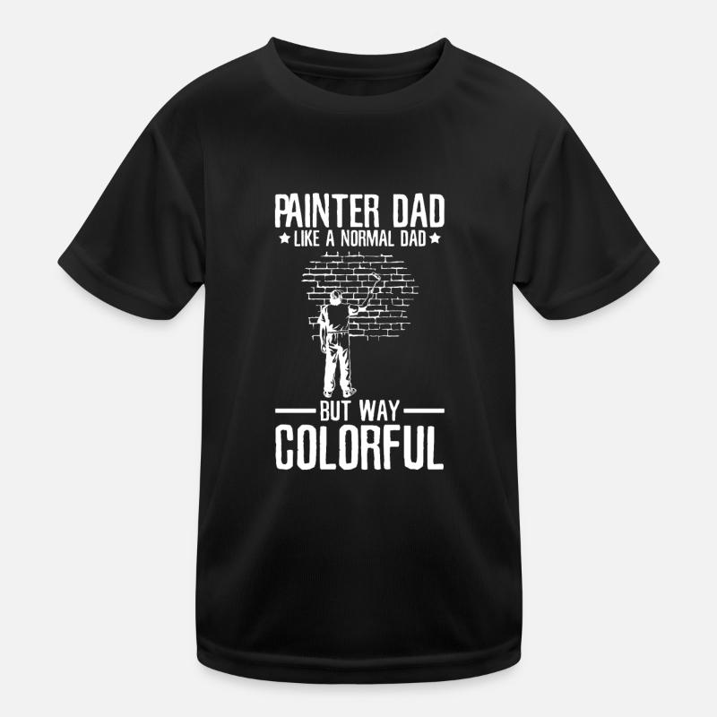 Maler Lackierer Vati Kinder Funktions-T-Shirt