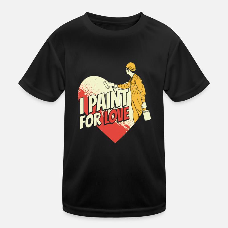 Maler Lackierer Kinder Funktions-T-Shirt