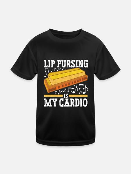 Harmonica Harmonica - Kids Functional T-Shirt - black - Front