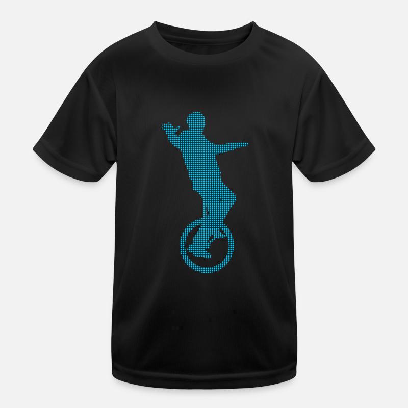 Einrad Kinder Funktions-T-Shirt