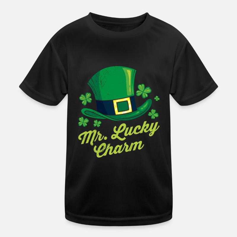 Mr Lucky Charm Irlandais St Patrick T-shirt sport Enfant