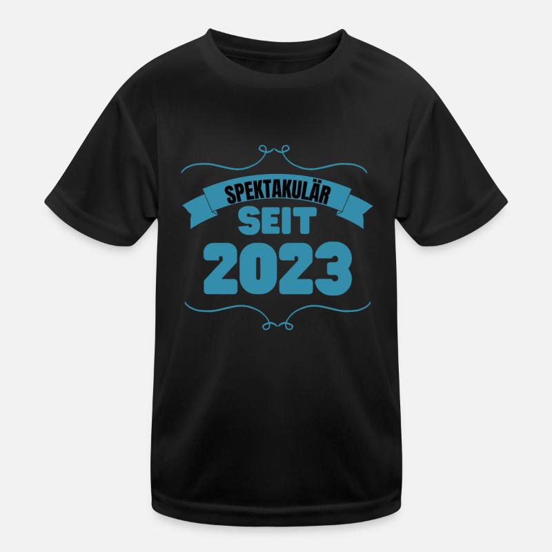 Geburtstag Geschenk Spektakulär seit 2023 Kinder Funktions-T-Shirt