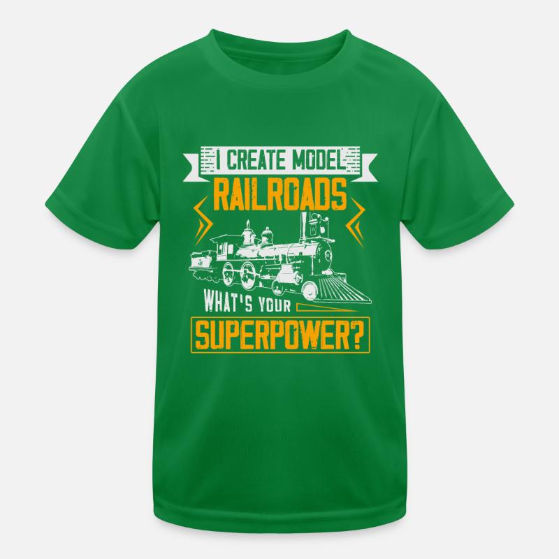 Eisenbahnventilator, Lokomotive, Eisenbahnleiter Kinder Funktions-T-Shirt