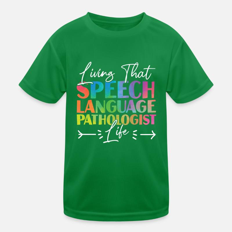 Speech Therapist Therapy Assistant Kinder Funktions-T-Shirt