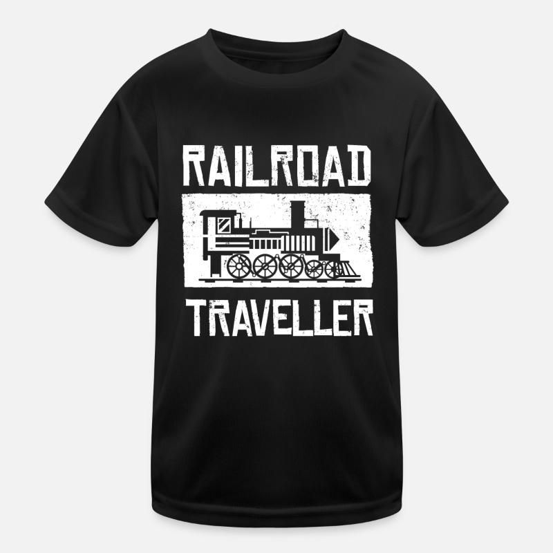 Railway, locomotive Kids Functional T-Shirt