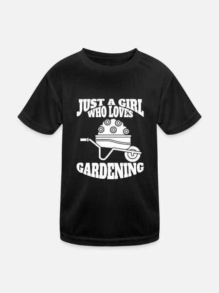 Gärtner Hobbygärtner Geschenk Obstgarten Garten - Kinder Funktions-T-Shirt - Schwarz - Vorne