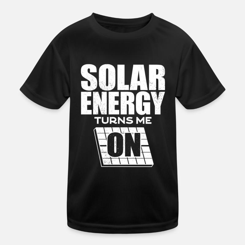 Solar Energy, Renewable Energy Kids Functional T-Shirt