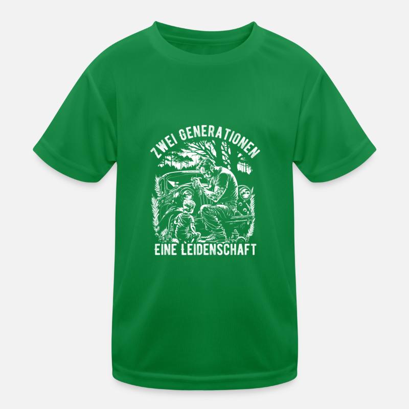 Two generations one passion Kids Functional T-Shirt