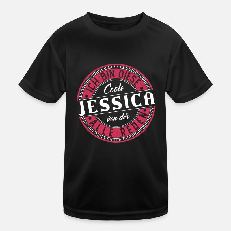 Jessica Geschenkidee Geschenk Geburtstag Kinder Funktions-T-Shirt