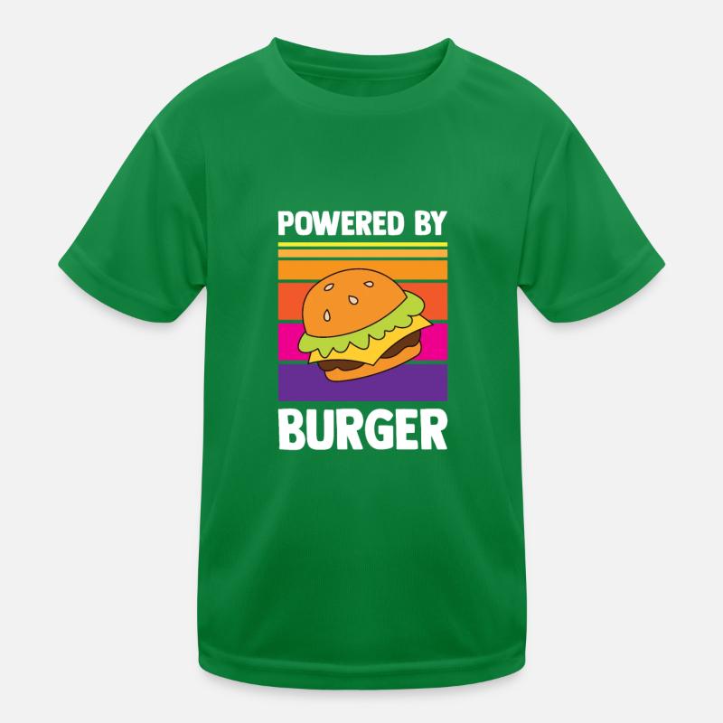 Drôle de citation de hamburger Cheeseburger Lover T-shirt sport Enfant