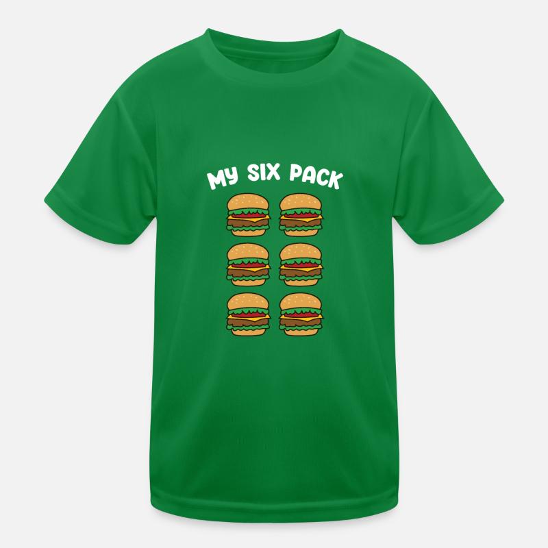 Cheeseburger Fast Food Burger Lovers Kids Functional T-Shirt