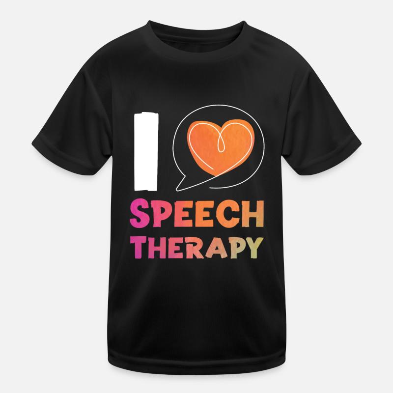 Speech Therapist Therapy Assistant Kinder Funktions-T-Shirt