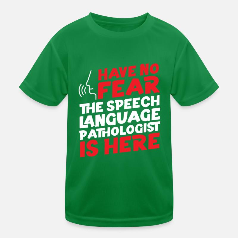 Speech Therapist Therapy Assistant Kinder Funktions-T-Shirt