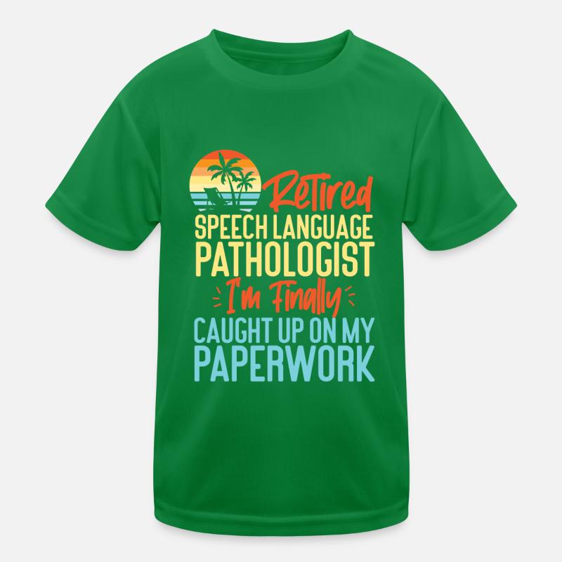 Speech Therapist Therapy Assistant Kinder Funktions-T-Shirt