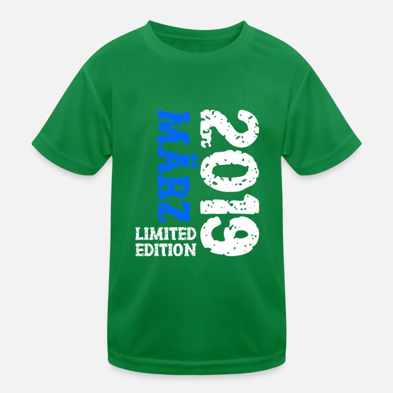 2019 März Limited Edition Geburtstag Geschenk Kinder Funktions-T-Shirt