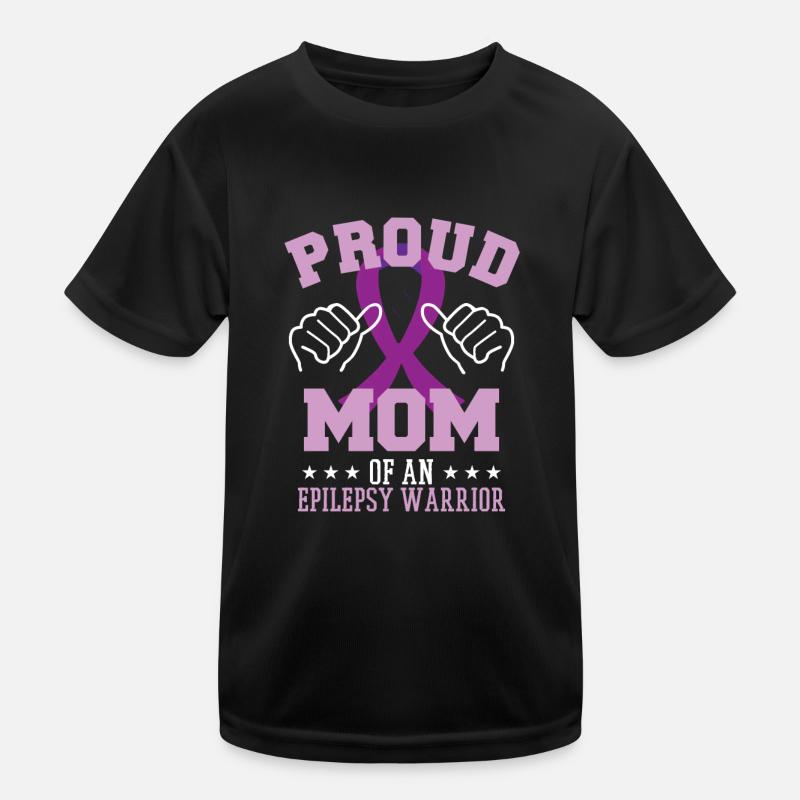 Mutter eines Epilepsie-Kriegers Kinder Funktions-T-Shirt