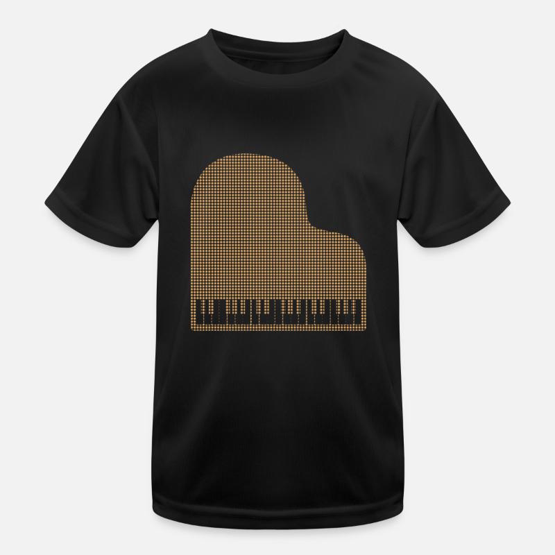 Klavier Kinder Funktions-T-Shirt