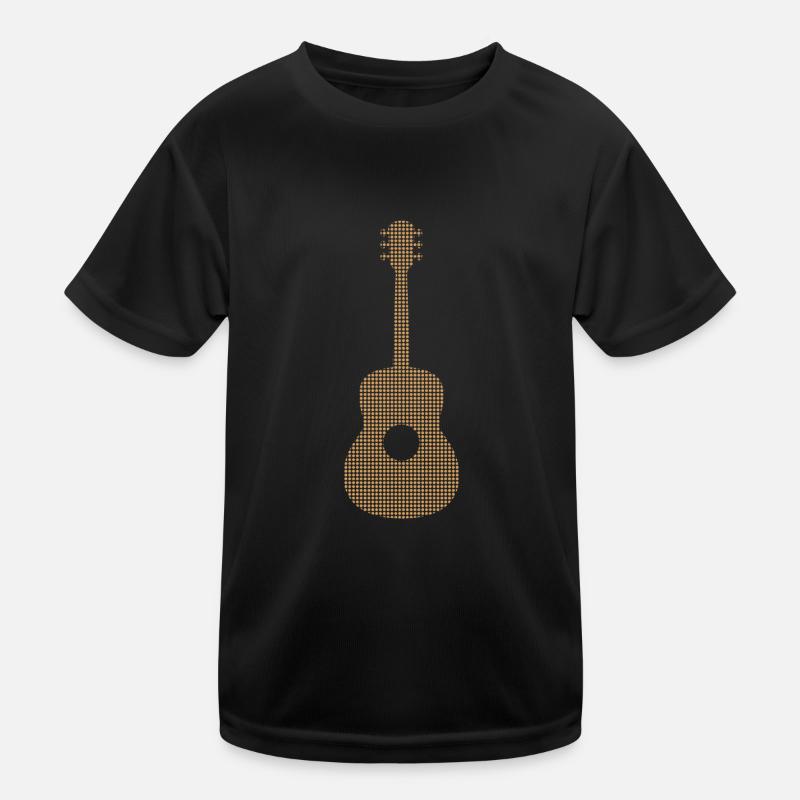 Gitarre Kinder Funktions-T-Shirt