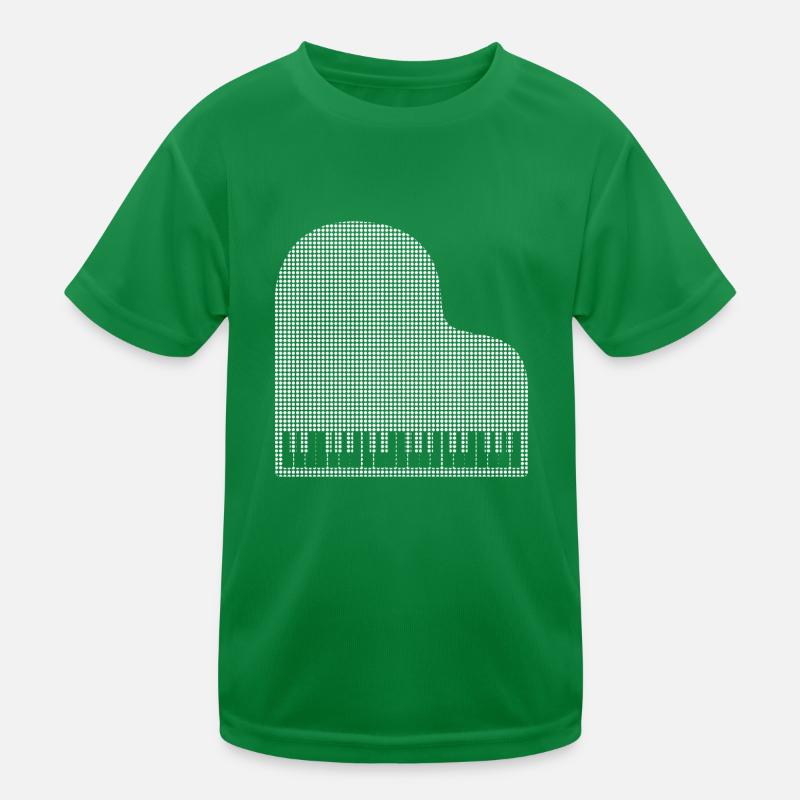 Klavier Kinder Funktions-T-Shirt