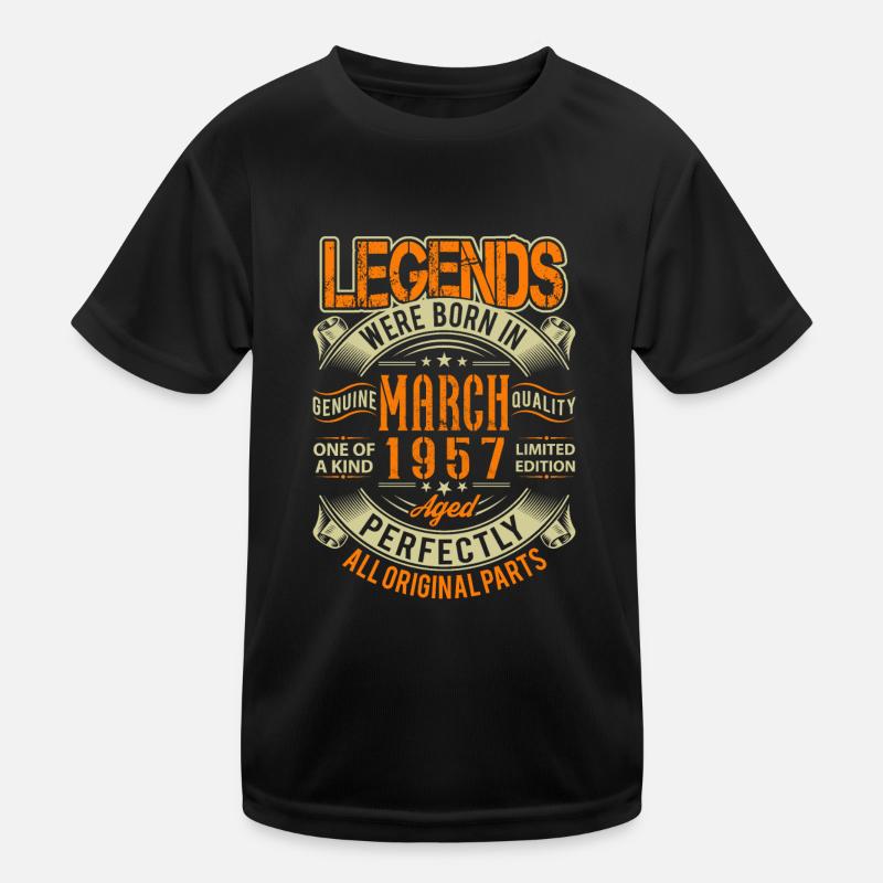 1957 Mars Anniversaire Légende T-shirt sport Enfant