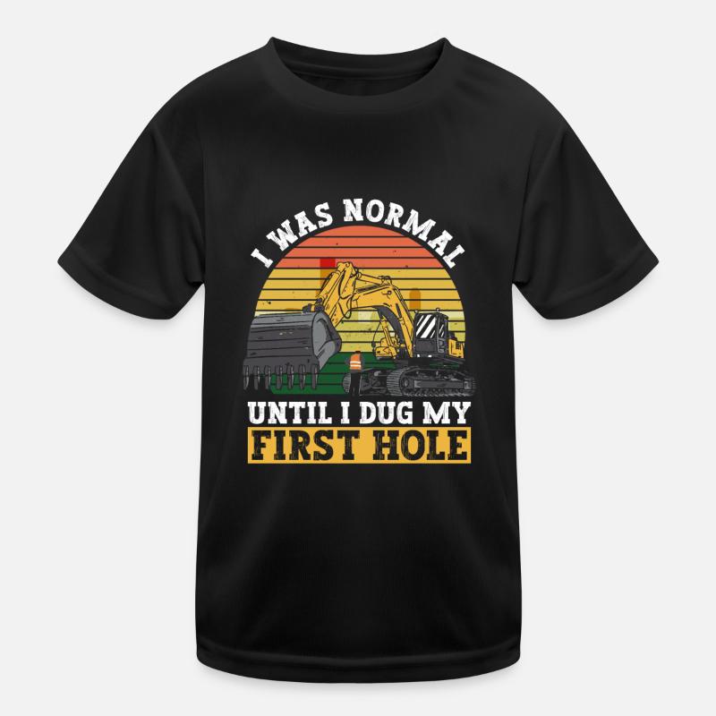 Bagger Baggerfahrer T-shirt sport Enfant