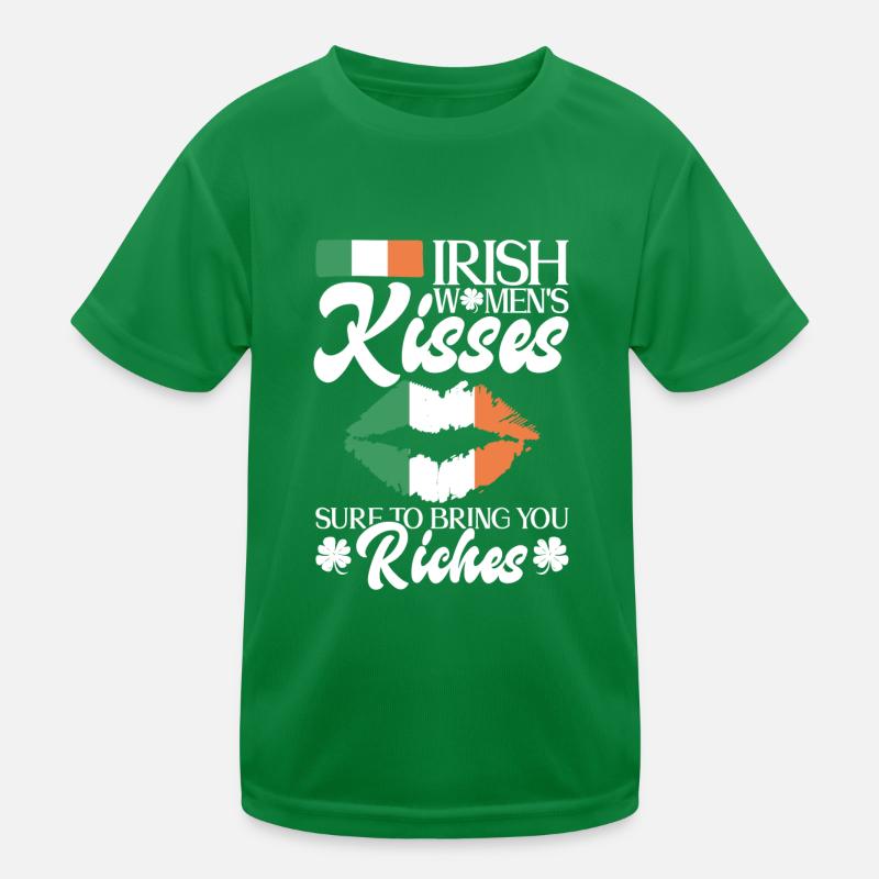 Irlande Irlandais drôle de dicton de la Saint-Patrick T-shirt sport Enfant