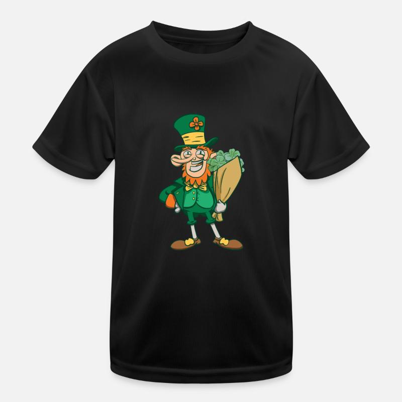 Irland Irisch Kobold St Patricks Day Lustig Kinder Funktions-T-Shirt