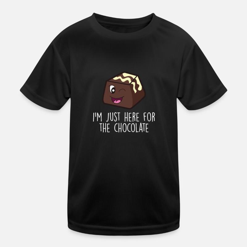Chocolate Lover Tablettes de chocolat au lait T-shirt sport Enfant